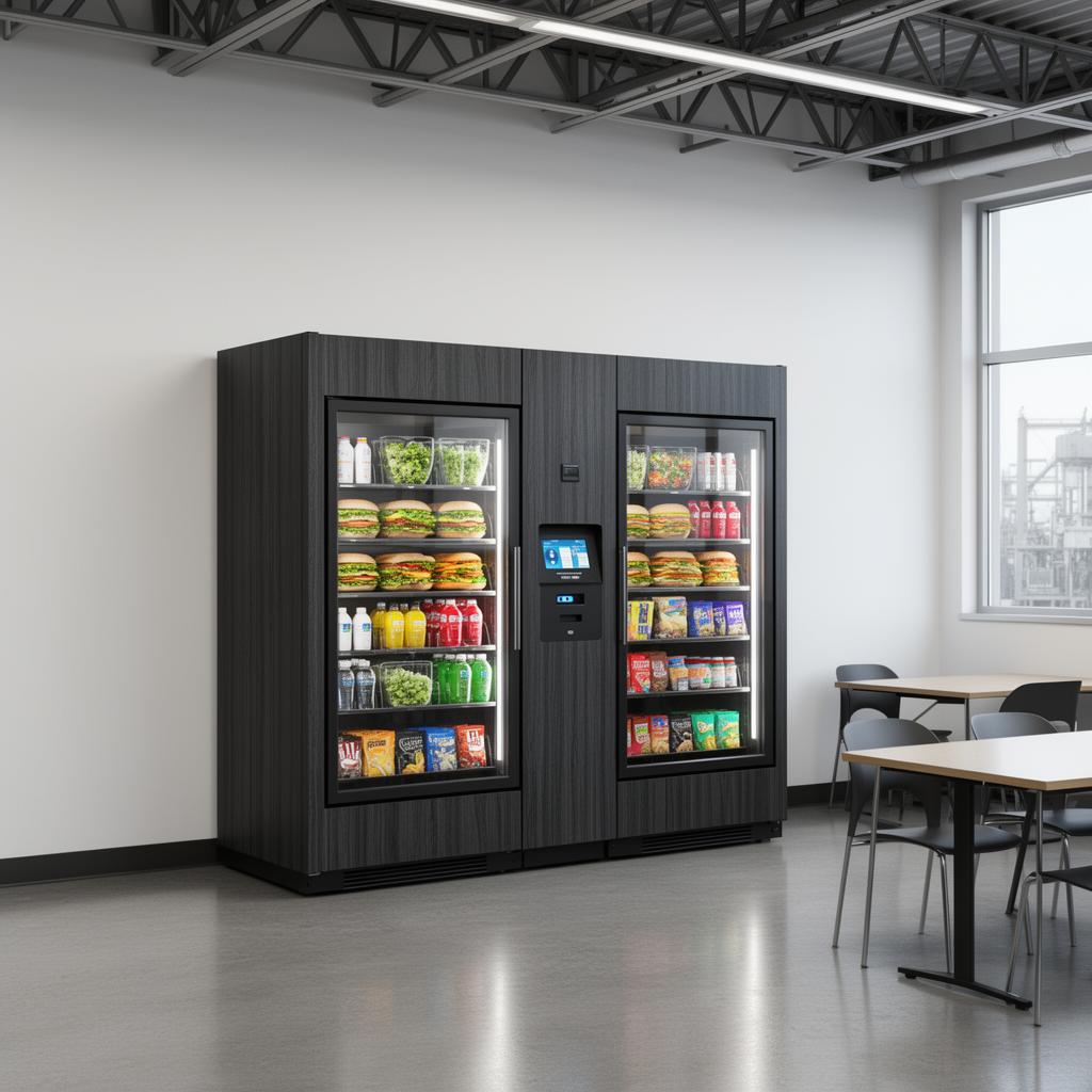 Manufacturing & High-Traffic Facilities — KinCove smart vending and micro market in San Diego